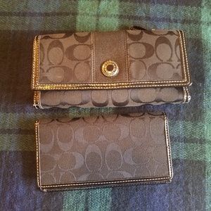 Coach wallet and check cover